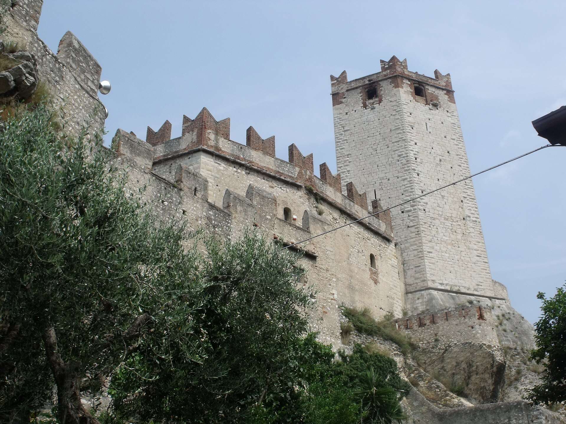 The Castello Scaligero tower, Malcesine