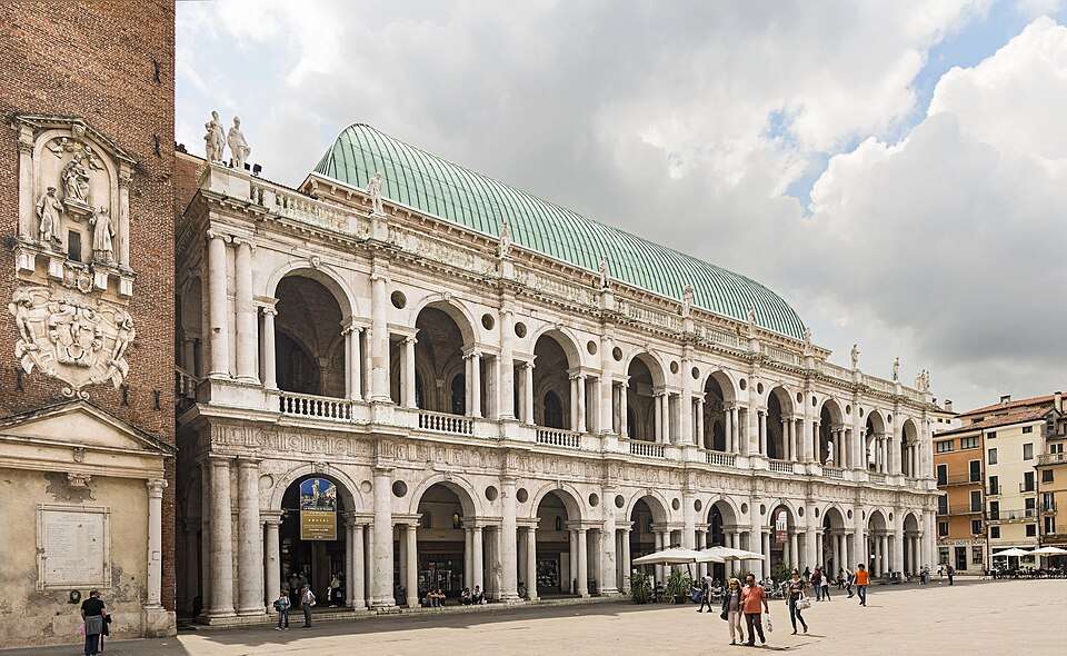 The Basilica Palladiana on Piazza dei Signori, Vicenza
